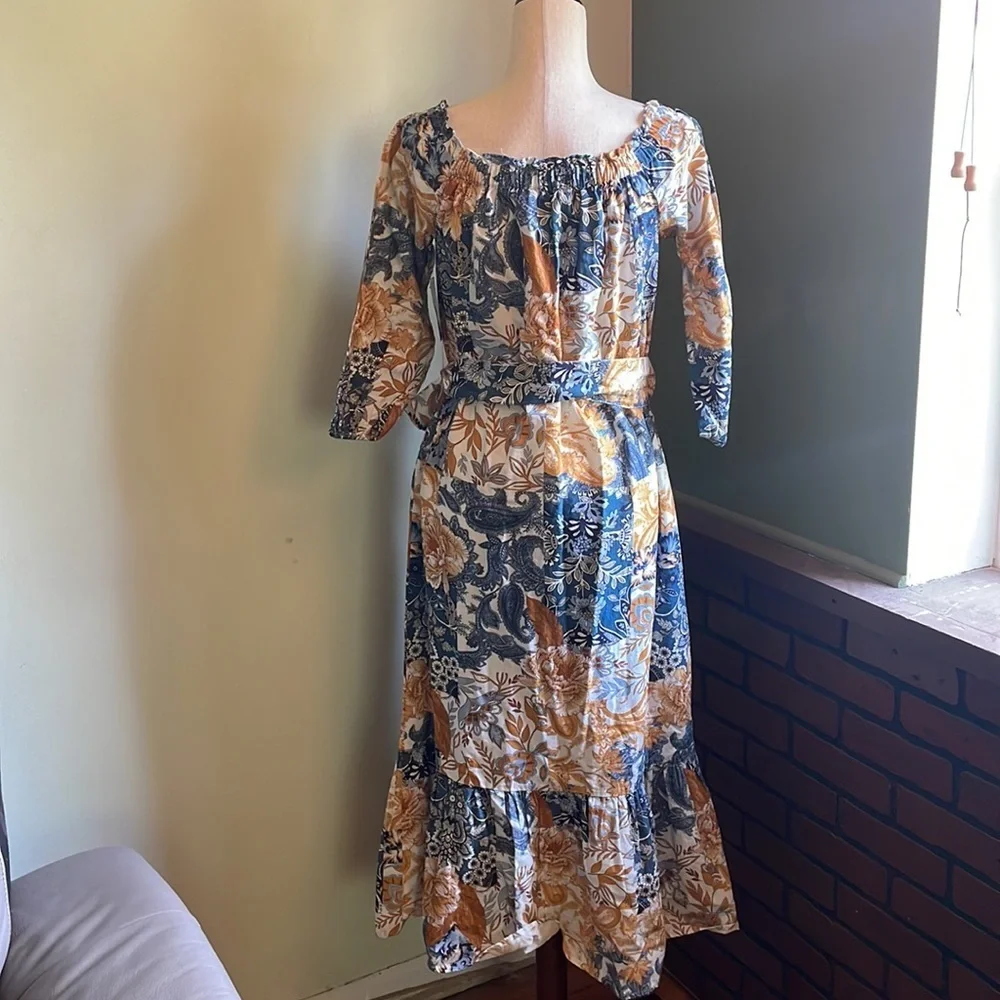 S Boston Proper Cotton Linen Dress A02‎ 6458